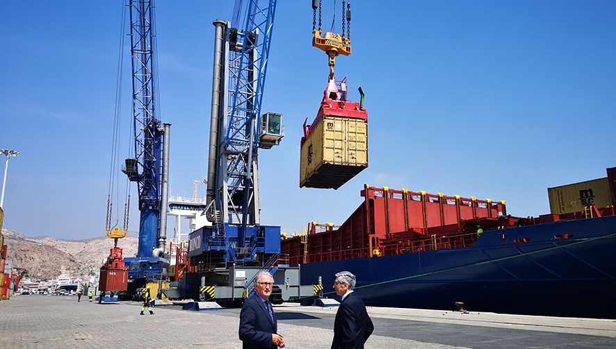El Puerto de Almer&iacute;a y Cosentino baten r&eacute;cords con la operativa del &quot;Mistral&quot;