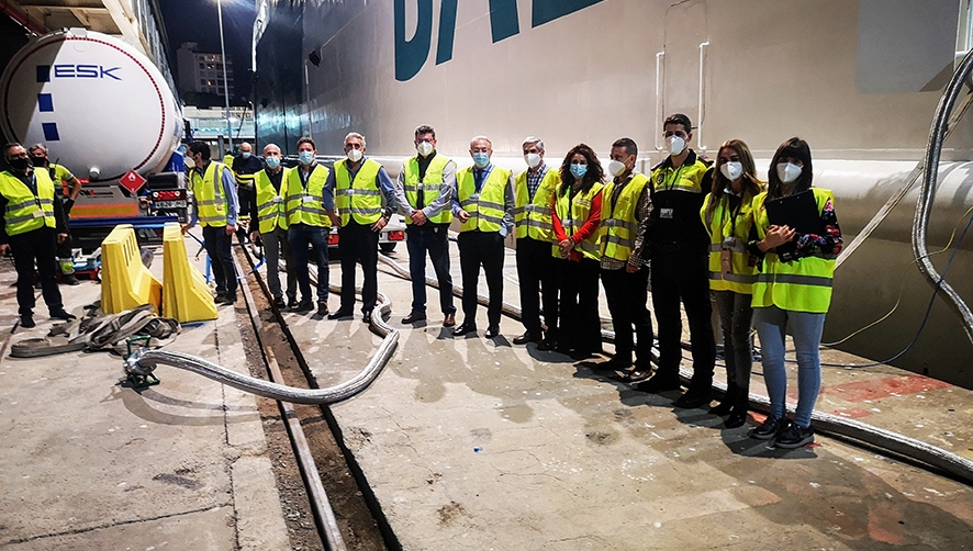 Almer&iacute;a estrena con Bale&agrave;ria su nuevo servicio de bunkering de GNL