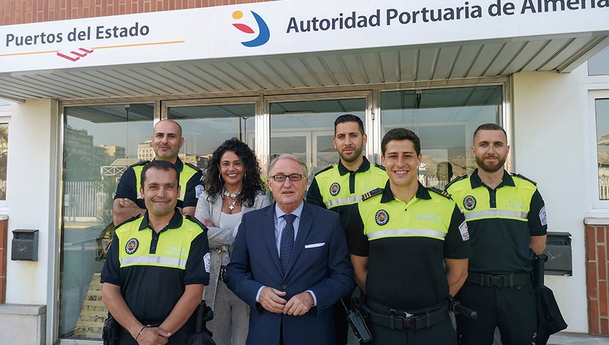 El Puerto de Almer&iacute;a refuerza la vigilancia de la OPE con cuatro polic&iacute;as portuarios nuevos
