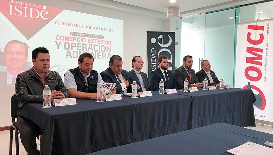 Alejandro Arola inaugura el Diplomado sobre Aduanas de la universidad mexicana ISIDE