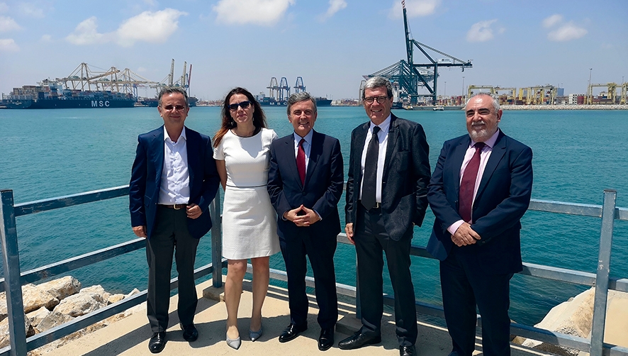 Pedro Saura apoya &ldquo;plenamente&rdquo; los proyectos e inversiones de Valenciaport