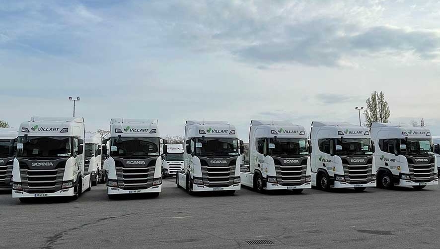 Villart Logistic ampl&iacute;a su flota con seis Scania R 450