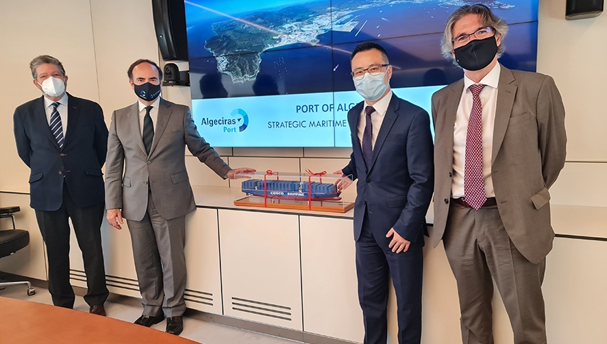 Cosco reafirma su apuesta de crecimiento en el Puerto de Algeciras
