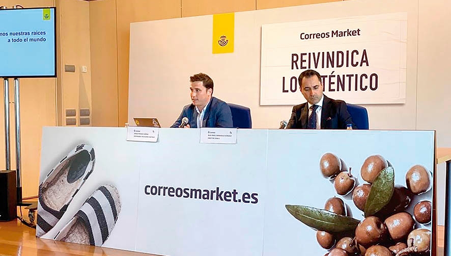 Un momento de la presentaci&oacute;n de la plataforma Correos Market.