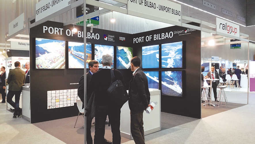 La comunidad portuaria de Bilbao muestra sus servicios en Rail Live!