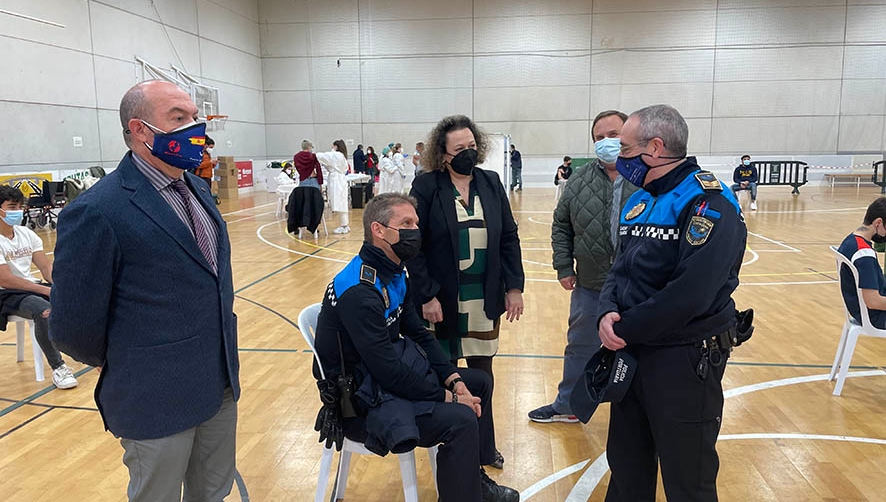 Comienza la vacunaci&oacute;n de la Polic&iacute;a Portuaria de Cartagena