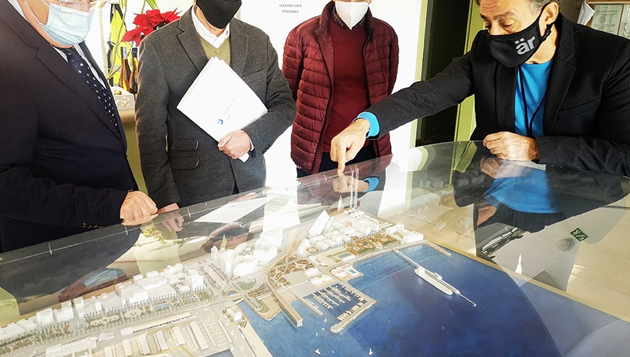 La AP de Almer&iacute;a avanza en su proyecto de puerto-ciudad del Muelle de Levante