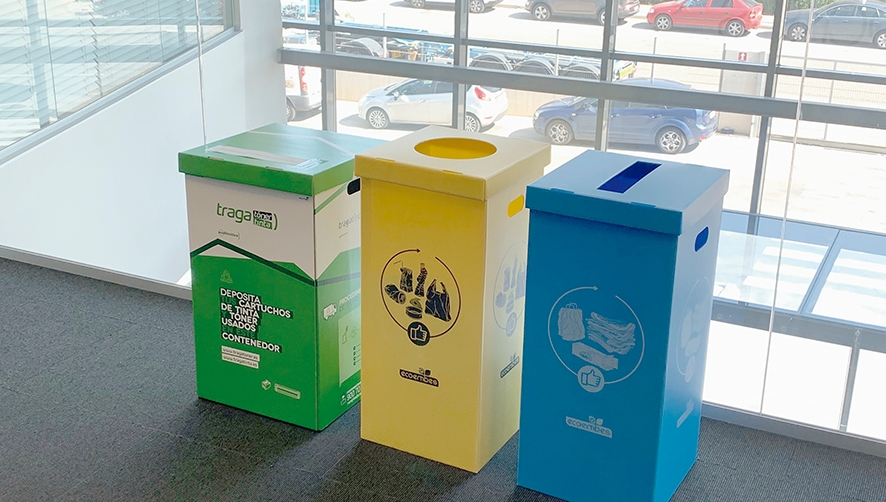 Docks implementa la recogida selectiva en sus sedes de Valencia colaborando con Ecoembes y Tragatoner