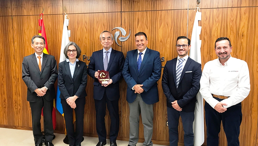 El Embajador de Jap&oacute;n en Espa&ntilde;a visita el Puerto de Las Palmas