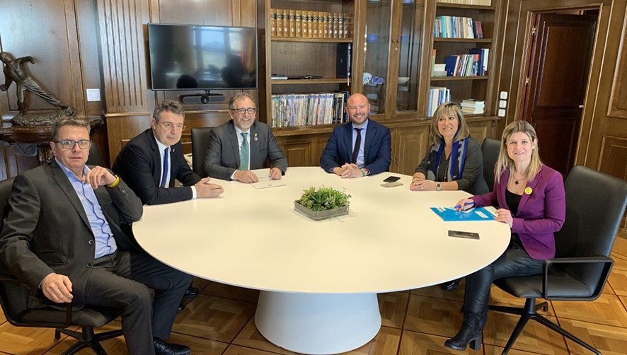 Las diputaciones de Tarragona, Barcelona, Lleida, Girona, Castell&oacute; y Val&egrave;ncia se re&uacute;nen para reclamar el impulso del Corredor Mediterr&aacute;neo