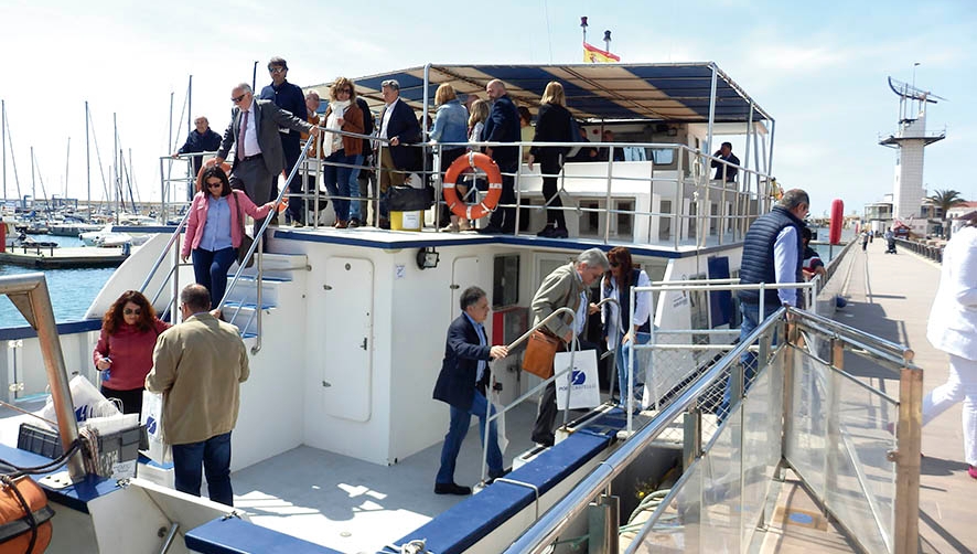 PortCastell&oacute; presenta sus conexiones con m&aacute;s de 101 pa&iacute;ses a 45 empresarios de Teruel
