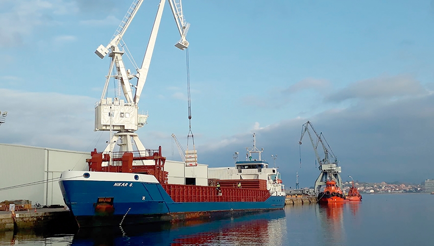 El tr&aacute;fico del Puerto de Vilagarc&iacute;a creci&oacute; m&aacute;s de un 5% hasta febrero