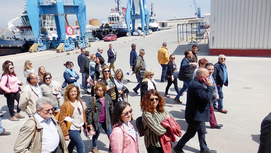 PortCastell&oacute; presenta sus conexiones con m&aacute;s de 101 pa&iacute;ses a 45 empresarios de Teruel