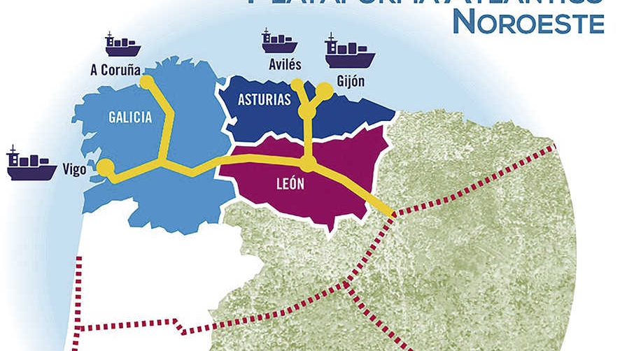 La Plataforma Atl&aacute;ntico Noroeste intensifica su labor reivindicativa del Corredor Atl&aacute;ntico