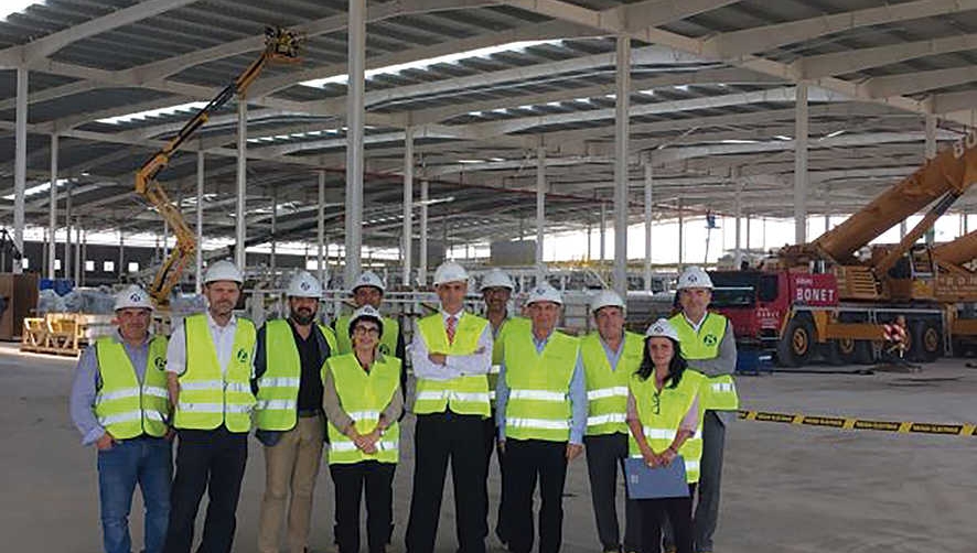 Crown Holdings avanza en la construcci&oacute;n de su planta de producci&oacute;n en Parc Sagunt