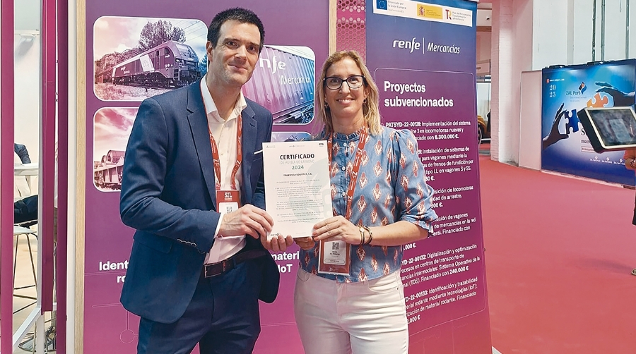Renfe Mercancías entrega sus certificados de huella de carbono 2024
