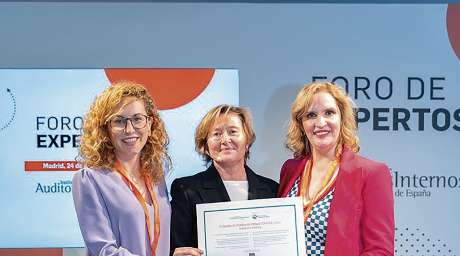 La entrega del certificado se realizó en el Foro de Expertos celebrado el pasado 24 de abril.