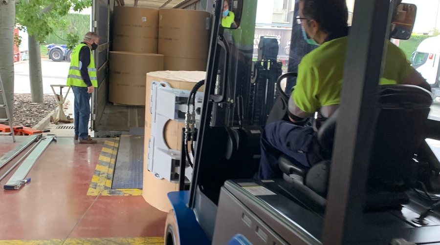 Raminatrans invierte para reforzar su liderazgo en la log&iacute;stica de bobinas de papel