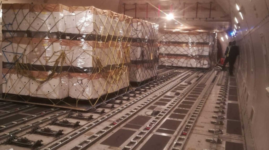 Tiba lleva 156.000 olivos de Tarragona a Riad en poco m&aacute;s de 24 horas