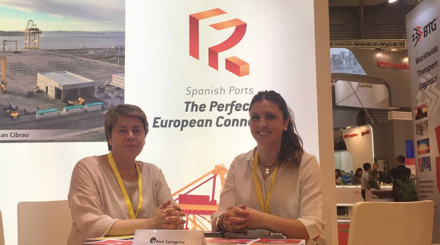 El puerto de Tarragona se promociona en la feria Transport Logistic China 2016