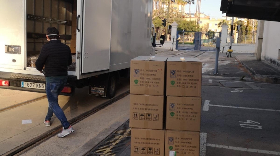 PortCastell&oacute; recibe 6.000 mascarillas para distribuir entre su Comunidad Portuaria