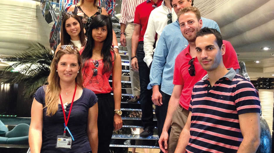 El Propeller Junior visita el &quot;MSC Preziosa&quot;