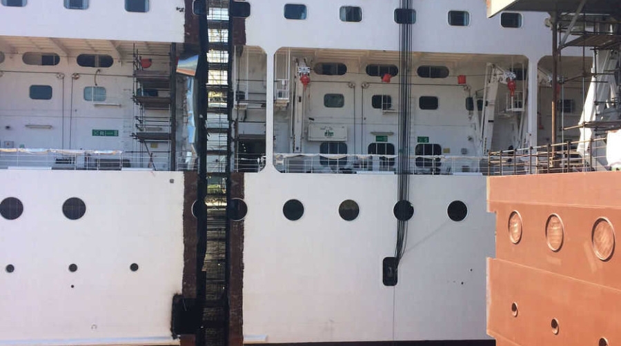 El &quot;MSC Armonia&quot; crece 24 metros