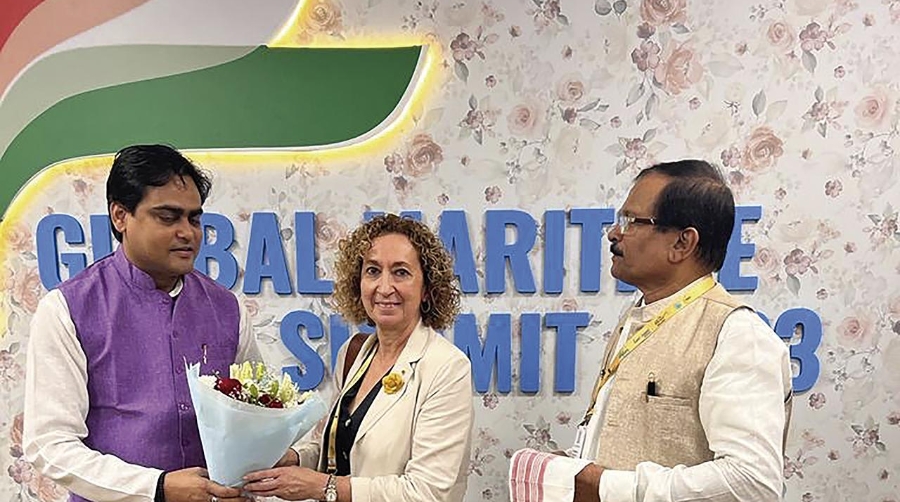 La misión empresarial del Port de Barcelona desembarca en la Global Maritime India Summit