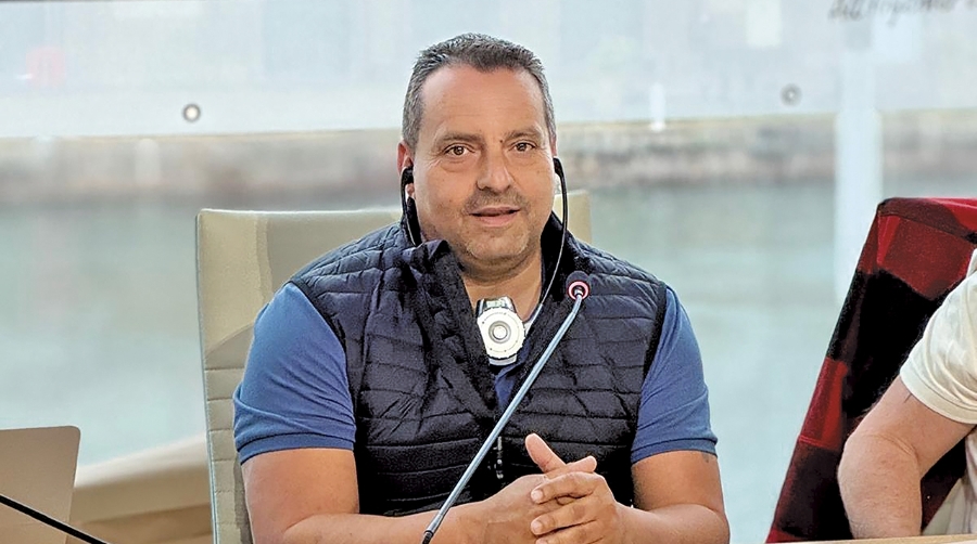 Antolín Goya durante la celebración del Congreso de EDC.