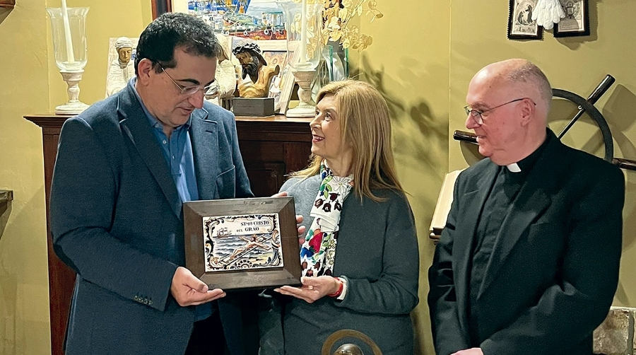 Juan Agustín Blasco (izquierda), será el pregonero de las fiestas de la Cruz 2026.