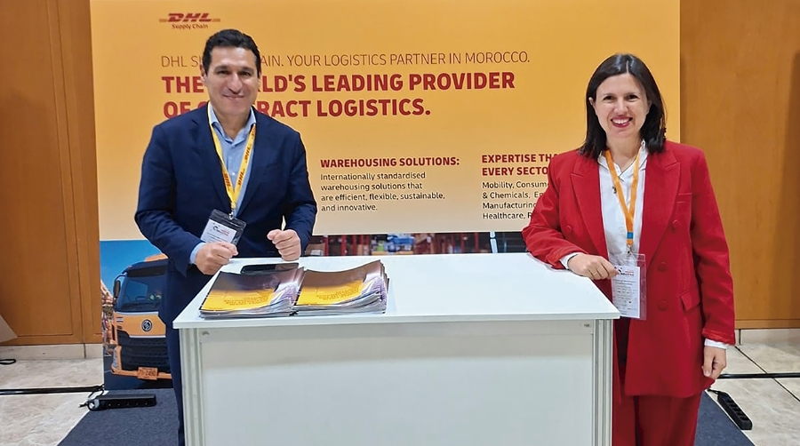 Pablo Bengoa, director de Transformación de DHL Supply Chain y María Urreiztieta, responsable de Comunicación, Marketing y RSC de DHL Supply Chain.