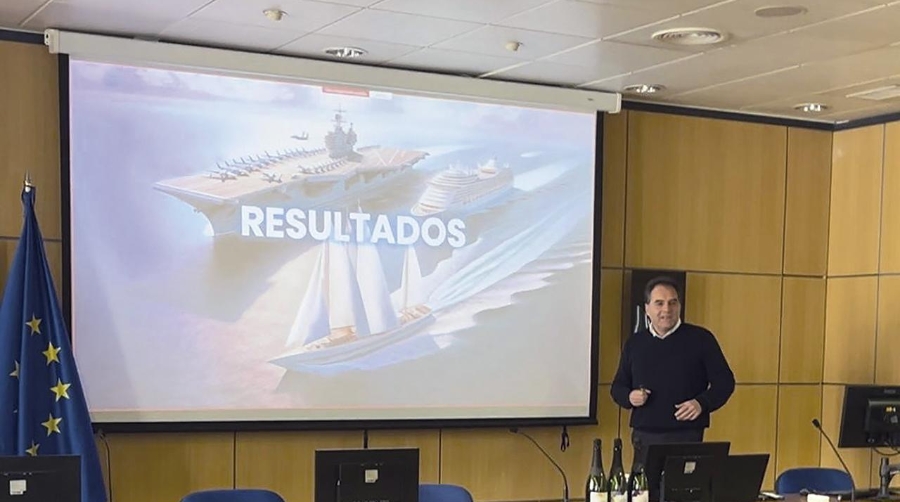 La presentación ha acogido a más de medio centenar de trabajadores de la Autoridad Portuaria de Castellón.