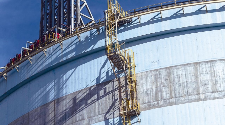 La planta descargó 1,79 millones de toneladas de GNL el pasado año.