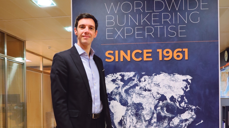 Álvaro Sierra, managing director de Glander International Bunkering en Valencia, desde donde atiende a todo el mercado español. Foto R. T.