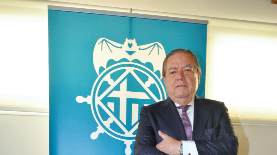 Vicente Boluda fue reelegido ayer como presidente de la Asociación Naviera Valenciana. Foto R. T.