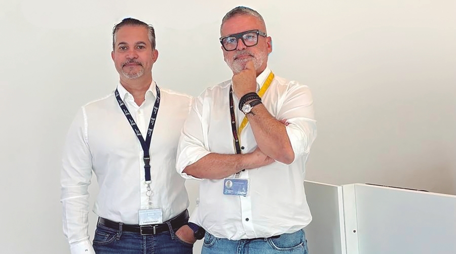 Francisco González, director Comercial de Hamilton y Cía y responsable Comercial Global del Sector del Oil &amp; Gas; y Fabrice Bonnet, director de Expansión y responsable Global de Operaciones de Rigs &amp; Oli &amp; Gas.