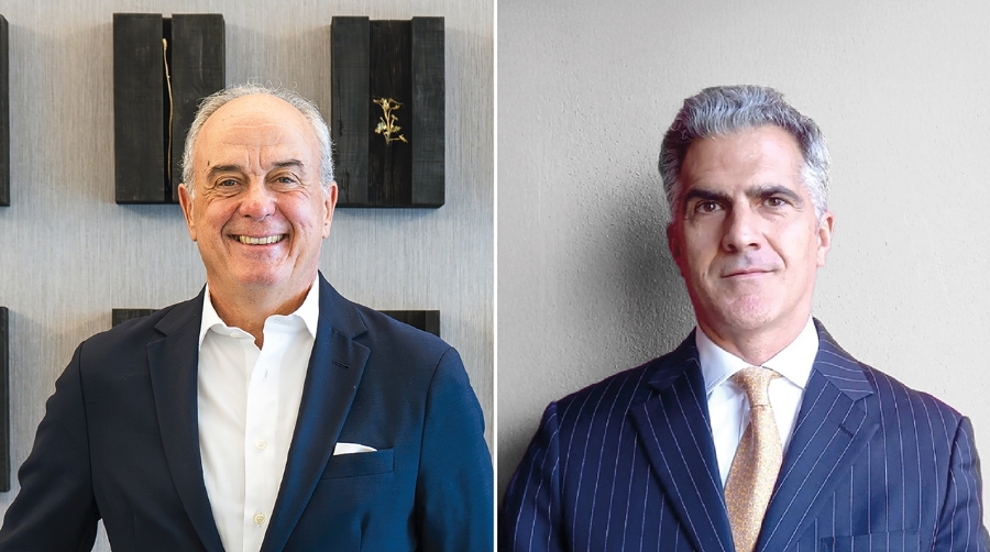 Álvaro Mengotti, CEO de MDS en España y Adrán Larrondo.