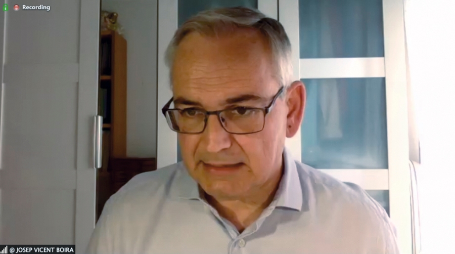 Josep V. Boira lanza un mensaje optimista respecto a las obras del corredor mediterr&aacute;neo