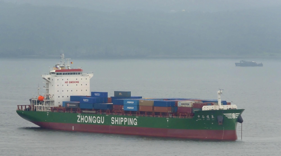 El “Zhong Gu Peng Lai” será el primer buque en escalar en el Puerto de Valencia dentro de este servicio.