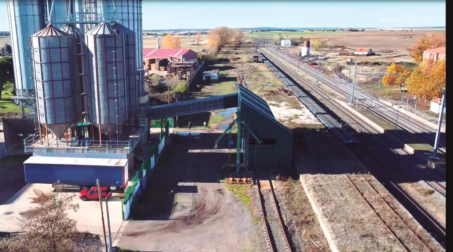 Vista general de la terminal. Transcereales prevé ampliar la cartera de tráficos en los próximos años.