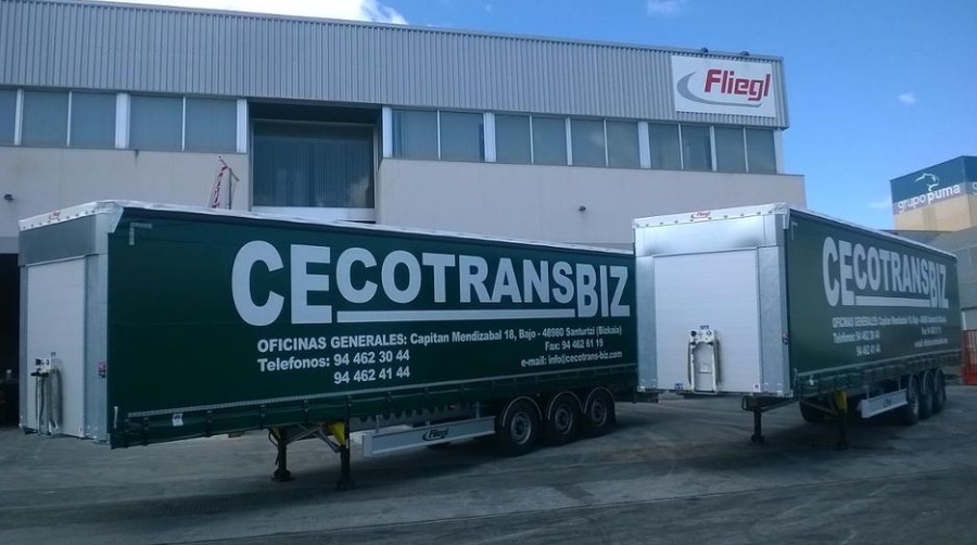 Cecotrans-Biz, S. Coop. adquiere ocho nuevos semirremolques de Fliegl para reforzar su flota