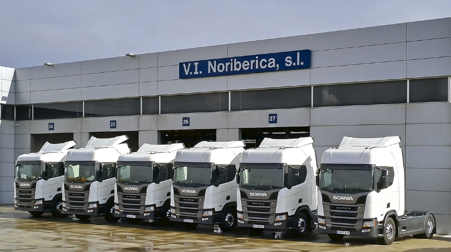 Los nuevos vehículos para Candispe se han entregado en Noribérica, concesionario oficial Scania.