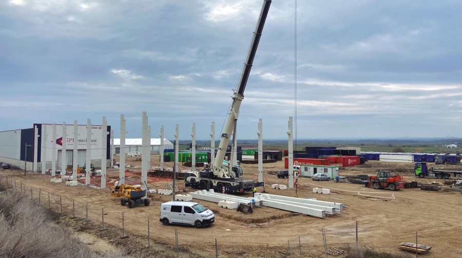 Eurocontainer amplía su centro de Remolinos con 7.000 metros cuadrados de naves