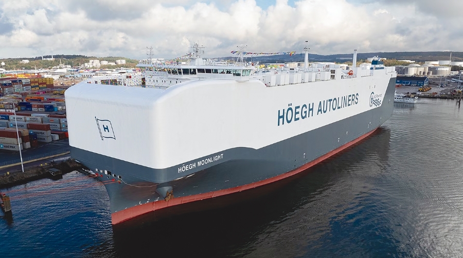 El “Höegh Moonlight” se une a la serie insignia de Höegh Autoliners de 12 buques de última generación.