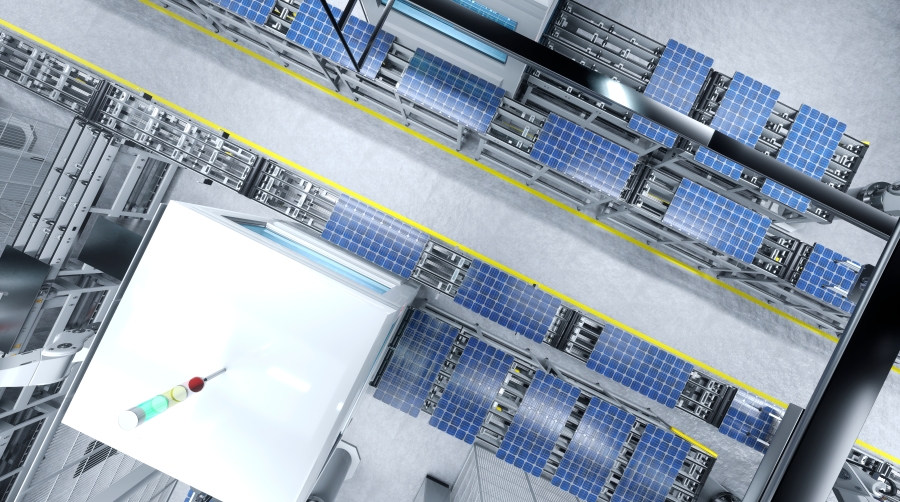 Almacén ecológico gracias a la energía fotovoltaica. Los criterios de sostenibilidad serán una palanca central en los almacenes del futuro.