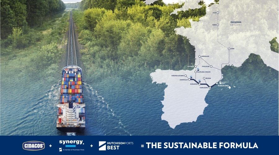 Cidacos y Hutchison Ports BEST impulsan una logística más sostenible a través del ferrocarril