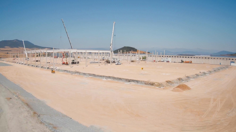 VGP Park Pamplona Noáin sigue el calendario previsto de construcción de la planta de Mobis