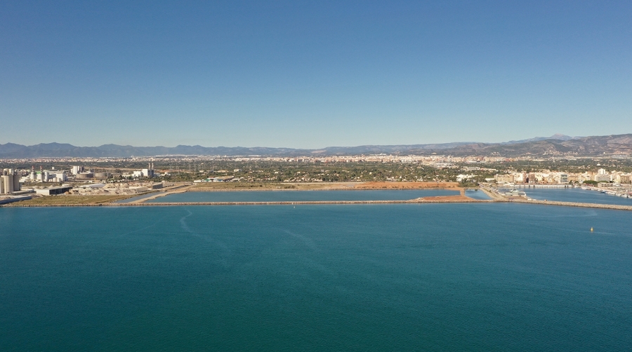 Dársena Sur del Puerto de Castellón.