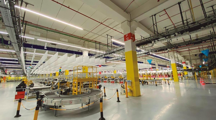 Las instalaciones de Siero son el sexto Amazon Robotics Sortable (ARS) de Amazon en España.