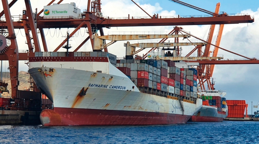 El tr&aacute;fico total de Puertos de Tenerife cerr&oacute; 2020 con una ca&iacute;da del 14,8%